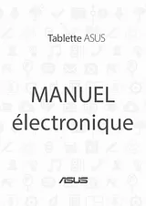 ASUS ASUS ZenPad 8.0 ‏(Z380KL)‏ Manuel D’Utilisation