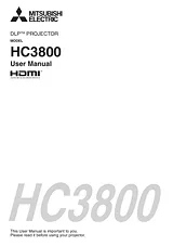 Mitsubishi hc3800 用户手册