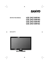 Sanyo lce-24c100f(s) Manual Do Utilizador