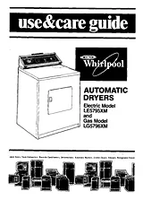 Whirlpool ELECTRIC LE5795XM Benutzerhandbuch