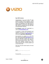VIZIO P42 Manual Do Utilizador