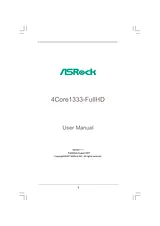 Asrock 4core1333-fullhd Manuel D’Utilisation