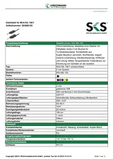 Sks Hirschmann Test lead [ Banana jack 4 mm - Banana jack 4 mm] 1 m Green CO MLN SIL 100/1 934092104 Scheda Tecnica