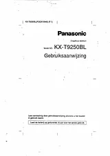 Panasonic KXT9250BL Руководство По Работе