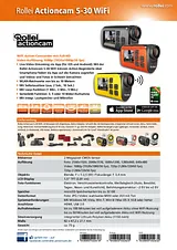 Rollei Actioncam Action Cam 5040261 S 30 5040261 Data Sheet