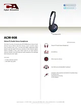 Cyber Acoustics ACM-90B Prospecto