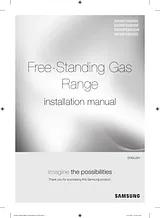 Samsung Freestanding Gas Ranges (NX58F5500S Series) Guía De Instalación