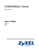 ZyXEL p-2802h-i1 Guía Del Usuario