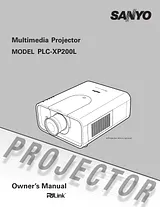Sanyo PLC-XP200L User Manual