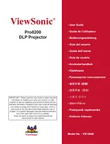 Viewsonic PRO8200 Manuale Utente