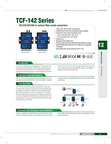 Moxa TCF-142-M RS-232/422/485 - Fiber Converter TCF-142-M 用户手册
