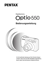 Pentax Optio 550 Operating Guide