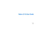 Nokia 2116 Manuel D’Utilisation