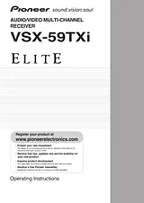 Pioneer VSX-59TXi 用户手册