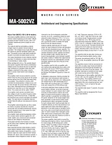 Crown ma-5002vz Supplementary Manual