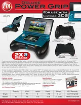 CTA Digital Nintendo 3DS Deluxe Power Grip 3DS-DPG Dépliant