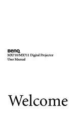 Benq Projector MX711 Manuel D’Utilisation