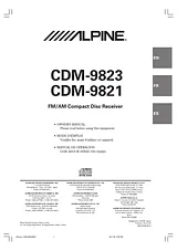 Alpine cdm-9821 Manual Do Utilizador