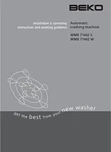 Beko Automatic Washing Machine WMB71442W Manual Do Utilizador