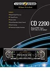 VDO Dayton CD 2200 Merkblatt