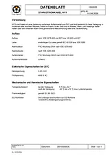 Lappkabel NYY-J Earthwires 5 x 10 mm² Black 15500823 Data Sheet