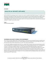 Cisco PIX 501 3DES BUNDLE CHASSIS AND SOFTWARE 10U Guia De Especificaciones