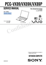 Sony PCG-VX89 Справочник Пользователя