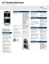 Bosch HBN8651UC Product Datasheet