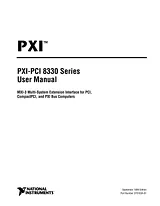 National Instruments PXI-PCI 8330 Series Manuale Utente