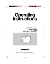 Panasonic AK-HC900P Manual Do Utilizador