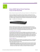 Cisco Smart Switch SF200E-24P-EU Data Sheet