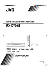 JVC RX-D701S 사용자 설명서
