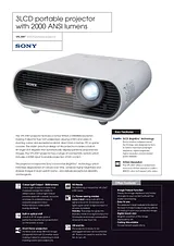 Sony VPL-EW7 产品宣传页
