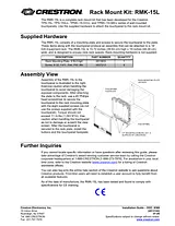Crestron rmk-15l User Manual