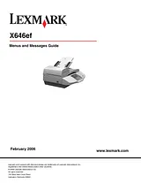 Lexmark X646e Reference Guide