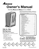 Amana ARS9268BB User Manual