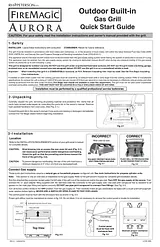 Fire Magic A660I6E1P Guía De Instalación Rápida