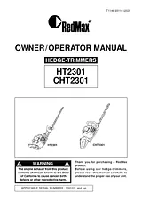 RedMax CHT2301 Manuale Utente