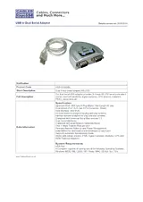 Cables Direct USB-0039DBL Leaflet