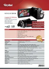 Rollei Movieline SD-50 40007 Folheto