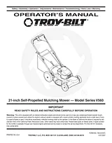 Troy-Bilt V560 Manual Do Utilizador