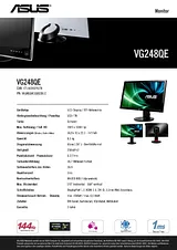 ASUS VG248QE 90LMGG001Q022B1C Data Sheet