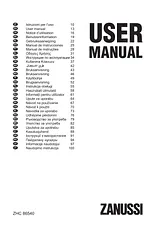 Zanussi ZHC86540XA User Manual
