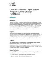 Cisco Cisco RF Gateway 1 Referências técnicas