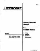 Troy-Bilt 13060 User Manual