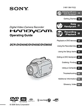 Sony DCR-DVD405E Manual Do Utilizador