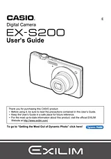 Casio EX-S200 ユーザーズマニュアル