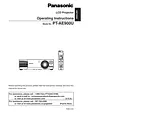 Panasonic PT-AE900U Справочник Пользователя