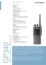 Motorola GP340 产品宣传页