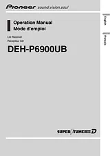 Pioneer DEH-P6900UB Guía Del Usuario